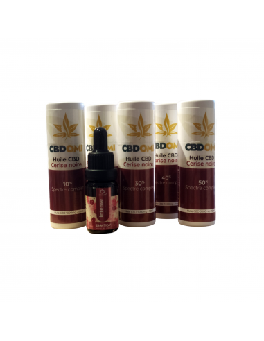 Huile CBD Bio - Cerise Noire